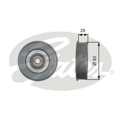 Tensioner Pulley, V-ribbed belt (T39245)