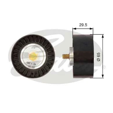Deflection/Guide Pulley, V-ribbed belt (T36081)