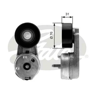 Belt Tensioner, V-ribbed belt (T38279)