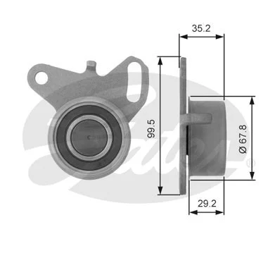 Tensioner Pulley, timing belt (T41044)