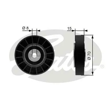 Deflection/Guide Pulley, V-ribbed belt (T36214)