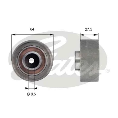 Deflection/Guide Pulley, timing belt (T42157)