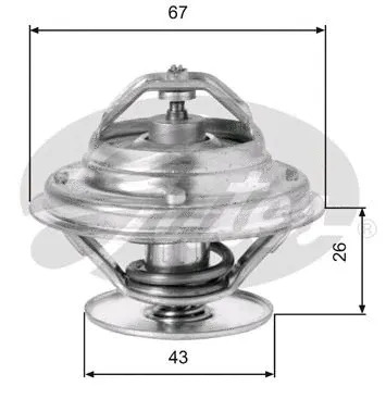 Thermostat, coolant (TH05586G1)
