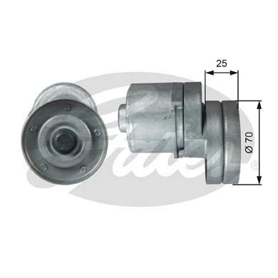 Belt Tensioner, V-ribbed belt (T38467)