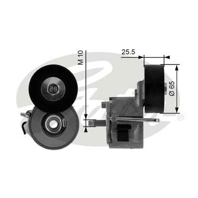 Belt Tensioner, V-ribbed belt (T39014)