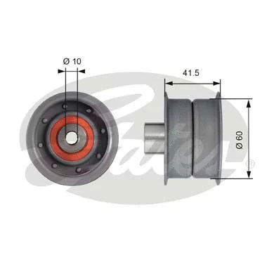 Deflection/Guide Pulley, timing belt (T42106)