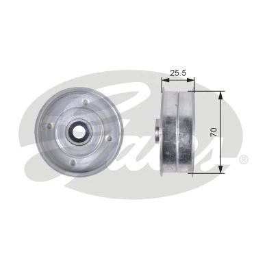 Deflection/Guide Pulley, timing belt (T42308)