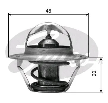 Thermostat, coolant (TH00388G1)