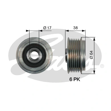 Alternator Freewheel Clutch (OAP7165)
