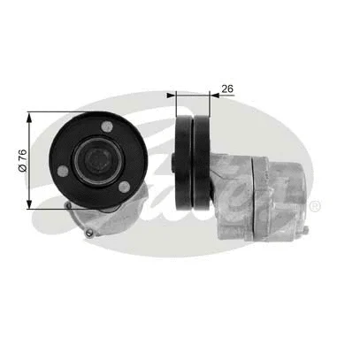 Belt Tensioner, V-ribbed belt (T38287)
