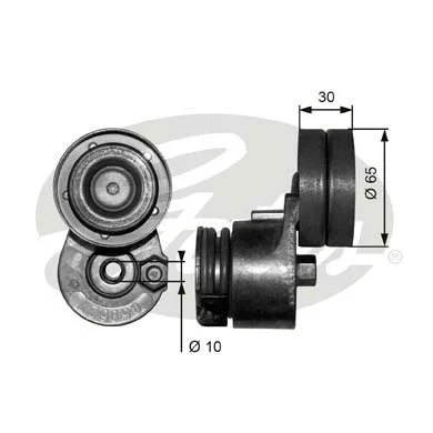 Belt Tensioner, V-ribbed belt (T38482)