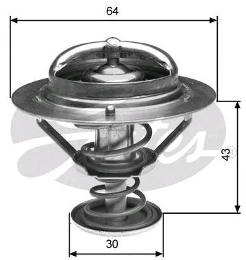 Thermostat, coolant (TH27082G1)