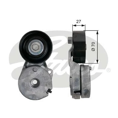 Belt Tensioner, V-ribbed belt (T39162)