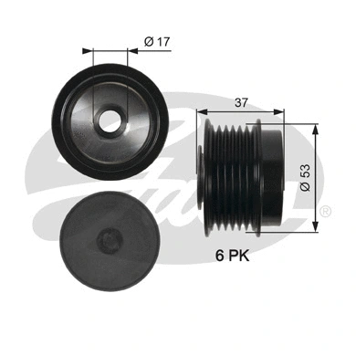 Alternator Freewheel Clutch (OAP7015)