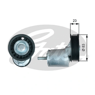 Belt Tensioner, V-ribbed belt (T38375)