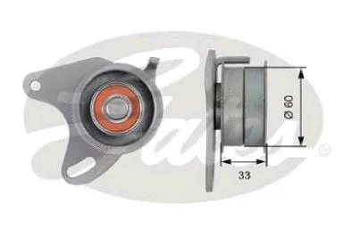 Tensioner Pulley, timing belt (T41050)