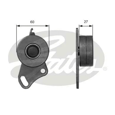 Tensioner Pulley, timing belt (T41003)