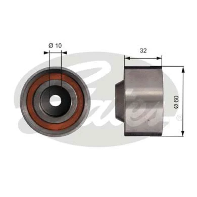 Deflection/Guide Pulley, timing belt (T42017)