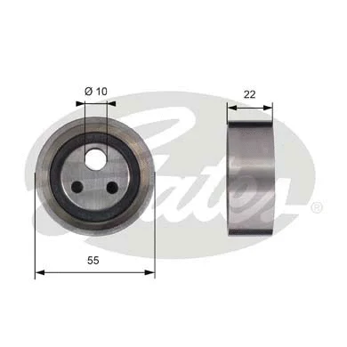 Tensioner Pulley, timing belt (T41155)