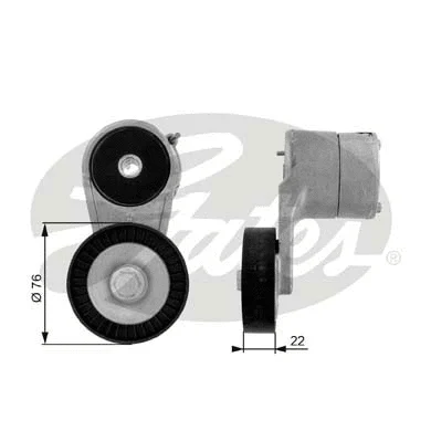 Belt Tensioner, V-ribbed belt (T38212)
