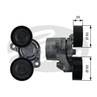 Belt Tensioner, V-ribbed belt (T39199)