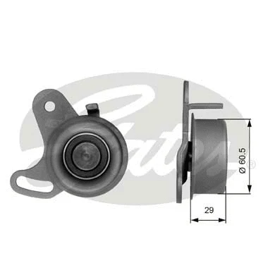 Tensioner Pulley, timing belt (T41037)