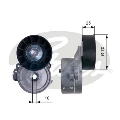 Belt Tensioner, V-ribbed belt (T38477)