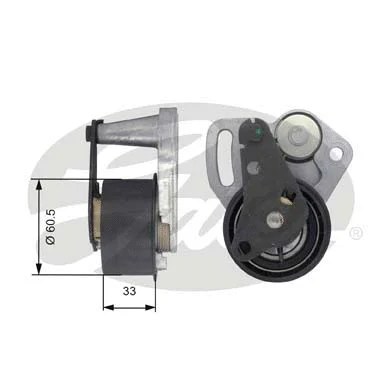 Tensioner Pulley, timing belt (T43107)
