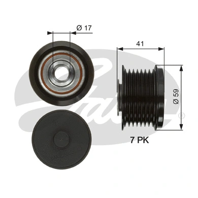 Alternator Freewheel Clutch (OAP7078)