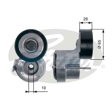 Belt Tensioner, V-ribbed belt (T39174)
