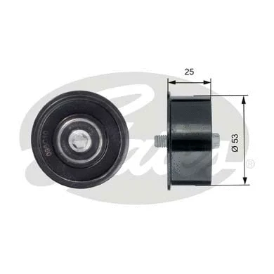 Deflection/Guide Pulley, timing belt (T42122)