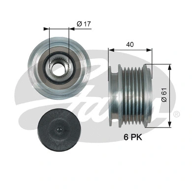 Alternator Freewheel Clutch (OAP7013)