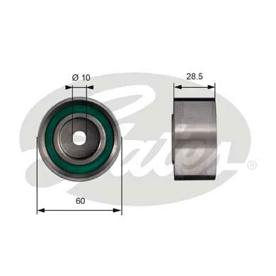 Deflection/Guide Pulley, timing belt (T42015)