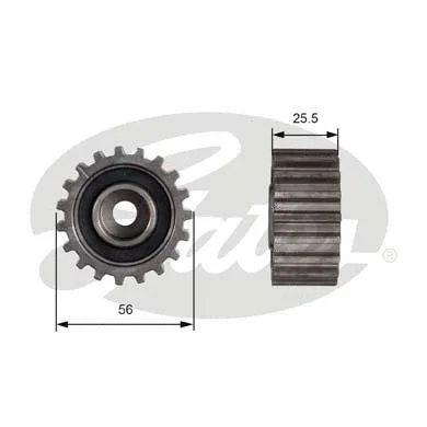Deflection/Guide Pulley, timing belt (T42000)