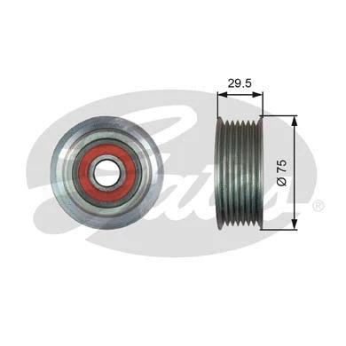 Deflection/Guide Pulley, V-ribbed belt (T36447)