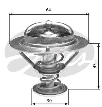 Thermostat, coolant (TH27078G1)