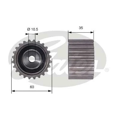 Deflection/Guide Pulley, timing belt (T42024)