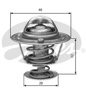 Thermostat, coolant (TH32576G1)