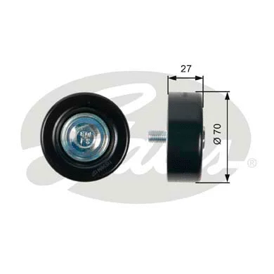 Deflection/Guide Pulley, V-ribbed belt (T36409)