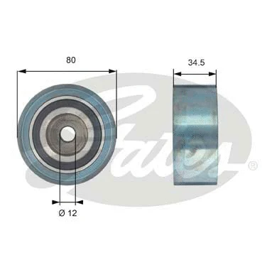 Deflection/Guide Pulley, timing belt (T42193)
