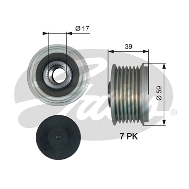 Alternator Freewheel Clutch (OAP7189)