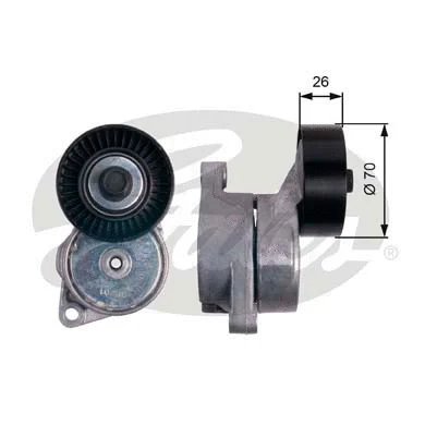 Belt Tensioner, V-ribbed belt (T38201)