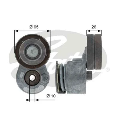 Belt Tensioner, V-ribbed belt (T38468)