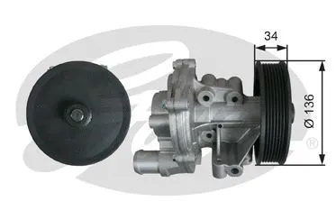 Water Pump, engine cooling (GWP-0156)