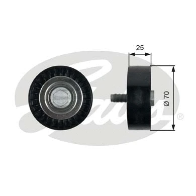 Deflection/Guide Pulley, V-ribbed belt (T36323)