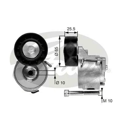 Belt Tensioner, V-ribbed belt (T39017)