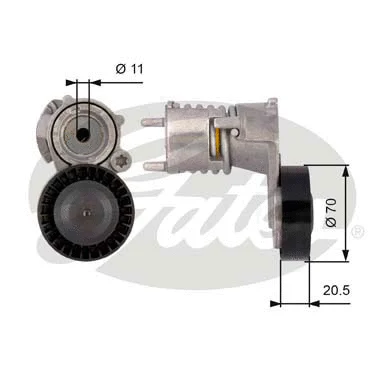 Belt Tensioner, V-ribbed belt (T39117)