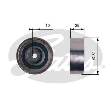 Deflection/Guide Pulley, timing belt (T42305)
