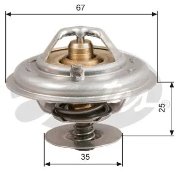 Thermostat, coolant (TH14392G1)