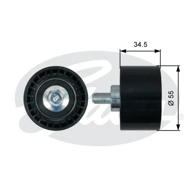 Deflection/Guide Pulley, timing belt (T42218)
